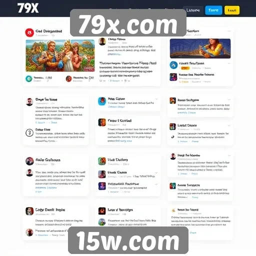 Recursos de interação em 79x.com